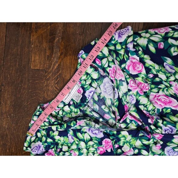 Vintage Bloomcore Botanical Floral Spring Dress - Picture 6 of 12